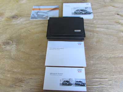 Audi OEM A4 B8 Owners Users Manual Guide Hand Book w/ Case 2009